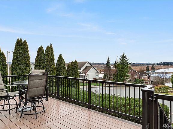 Enjoy Olympic Mountain, Sound and estuary views for days off your westerly facing entertaining deck.