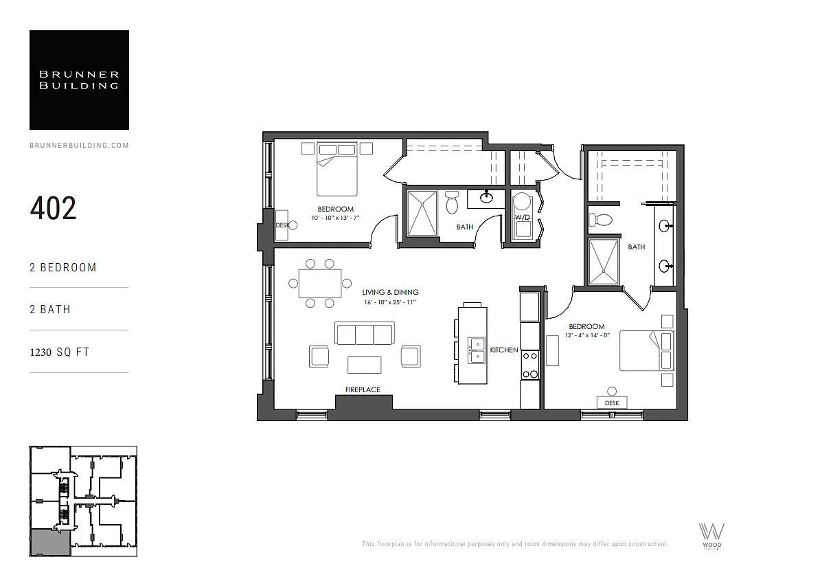 Floor plan 402