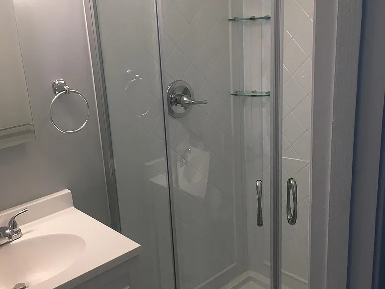 Huge walk in shower