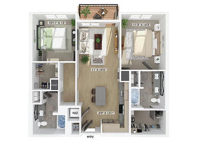 Floor plan B2