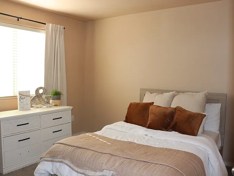 Bedroom overlooking the front yard.