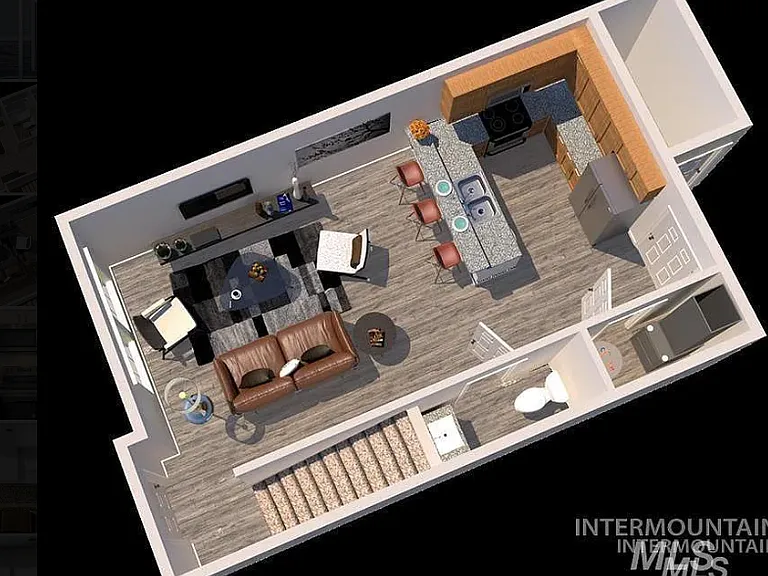 Main Level Open Floor Plan