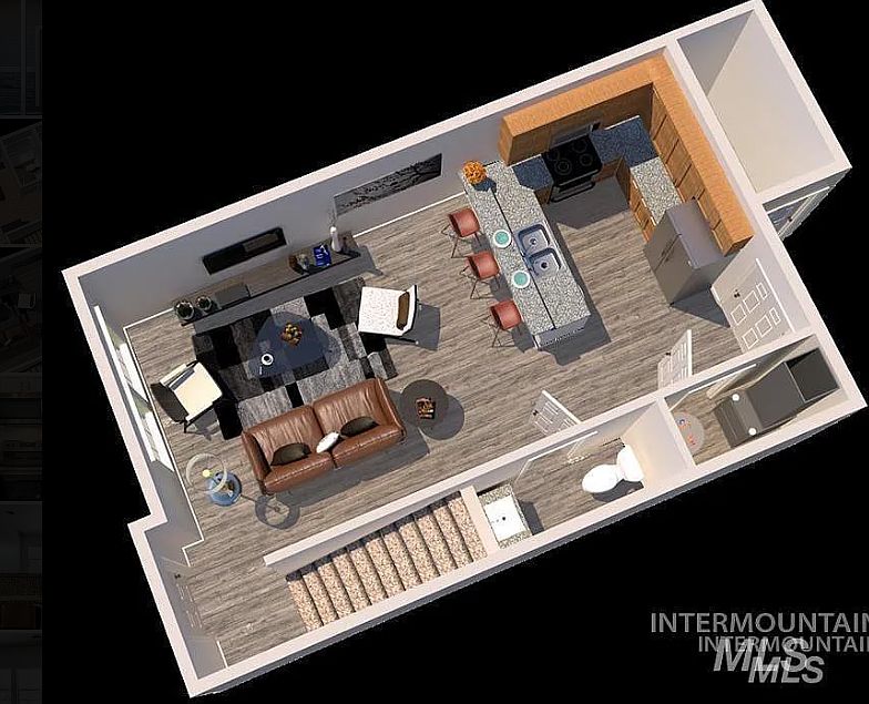 Main Level Open Floor Plan