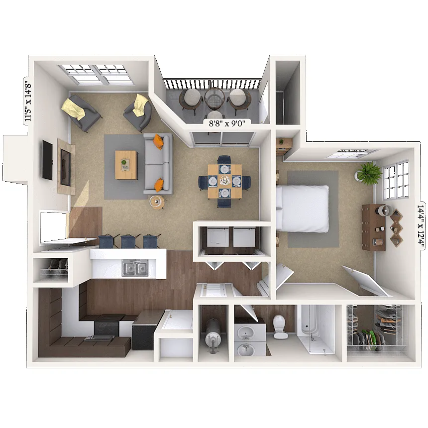 Floor plan Resorter