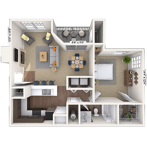 Floor plan Resorter