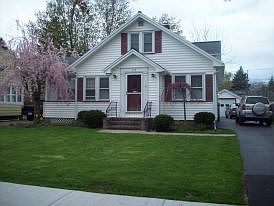 Front of house in May