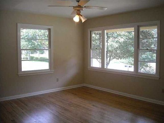 Living Room with wonderfully refinished hardwood floors