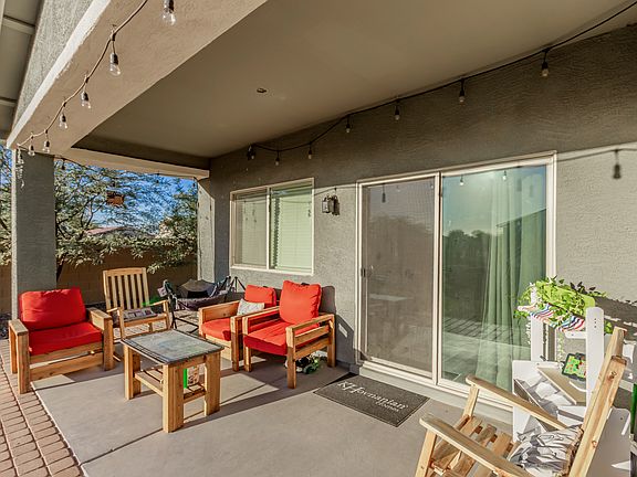 Backyard patio- minus furniture, make it your own.