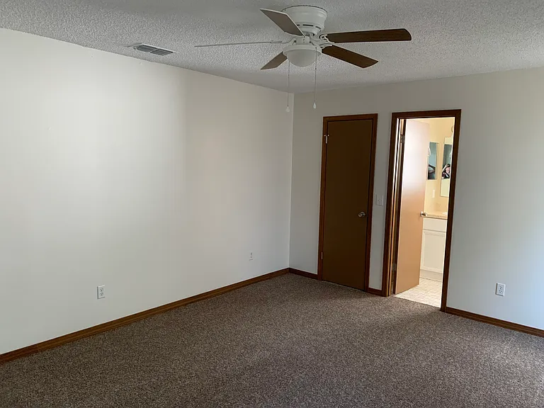 Master bedroom, bathroom and closet.