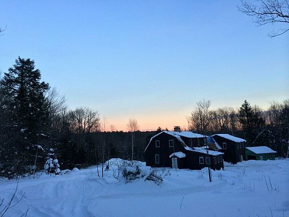 back of the property