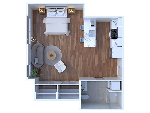 Floor plan Studio JR