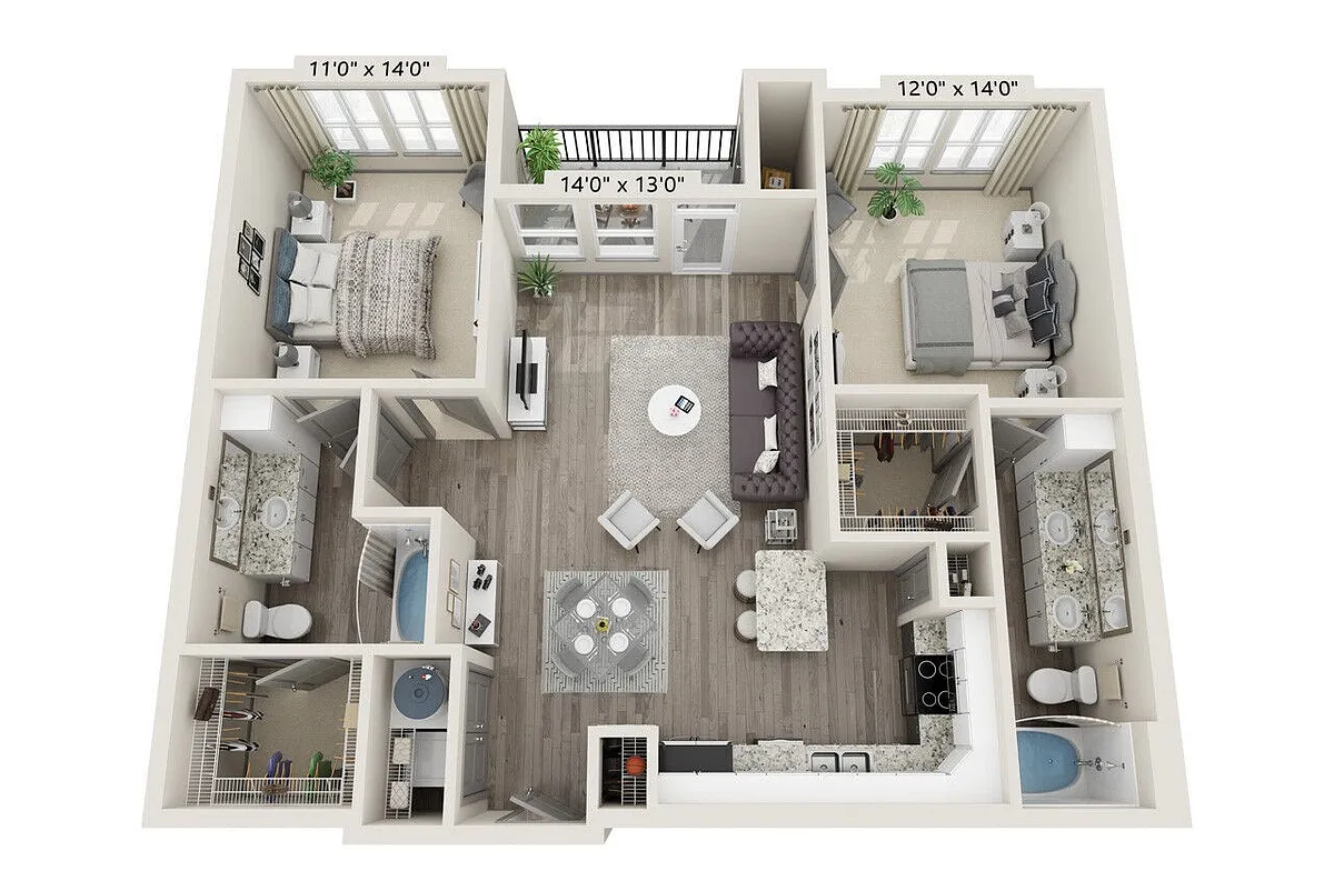 Floor plan C1