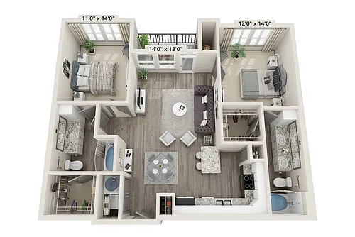 Floor plan C1