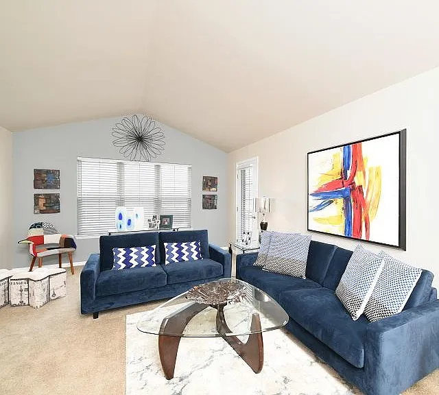 Vaulted ceilings and bright open floor plans!