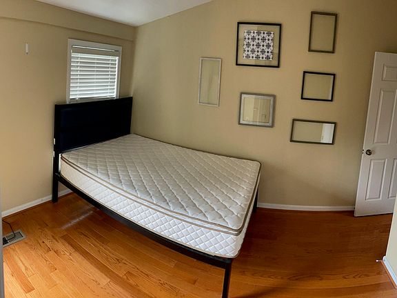 Third floor room, bed with mattress is included.