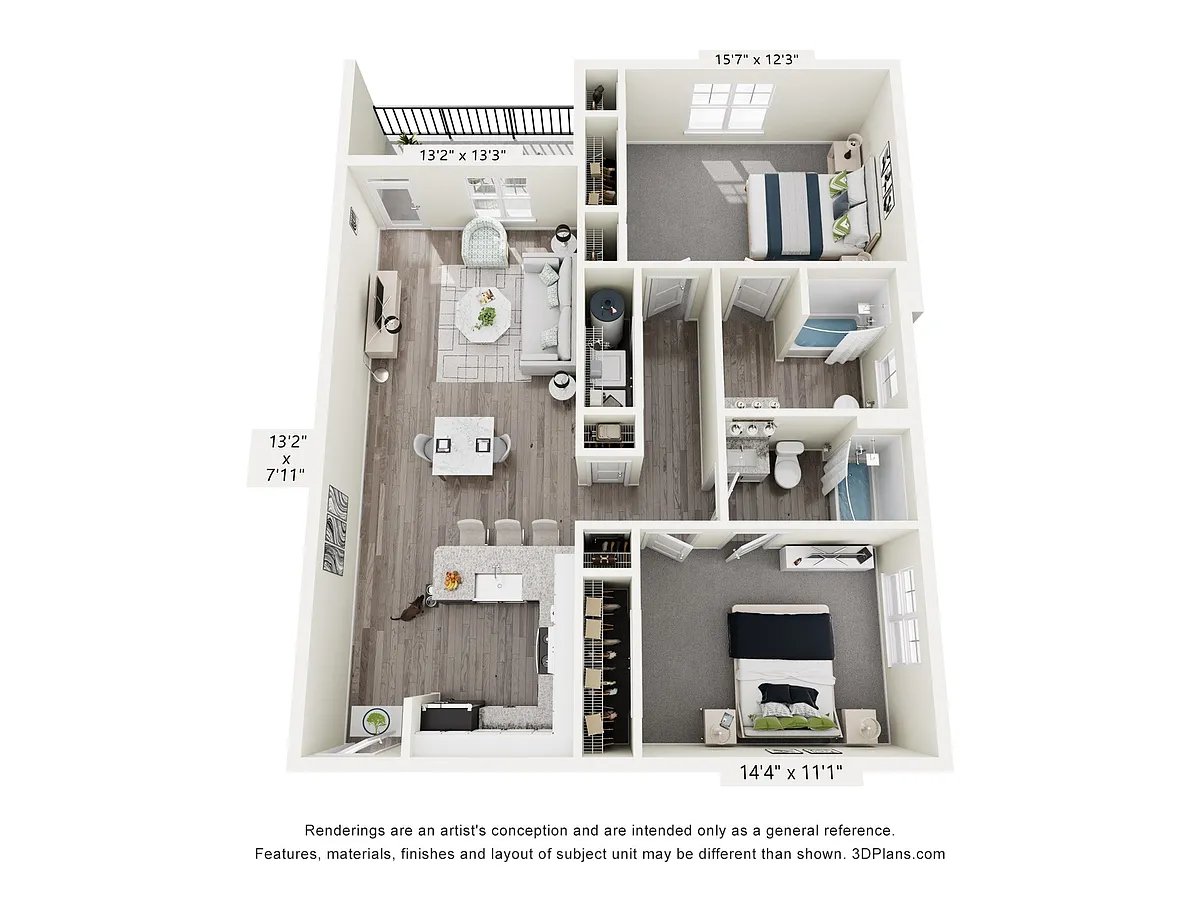 Floor plan The Piedmont