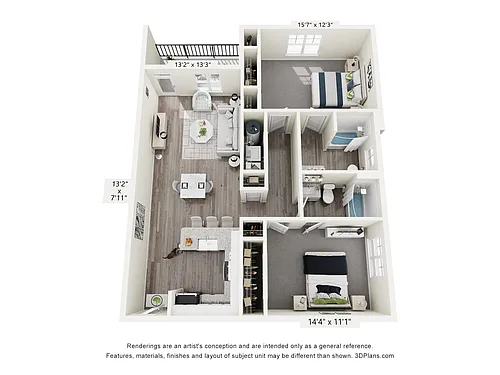 Floor plan The Piedmont