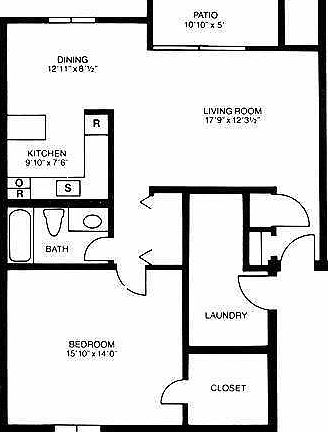 Spacious floor plan