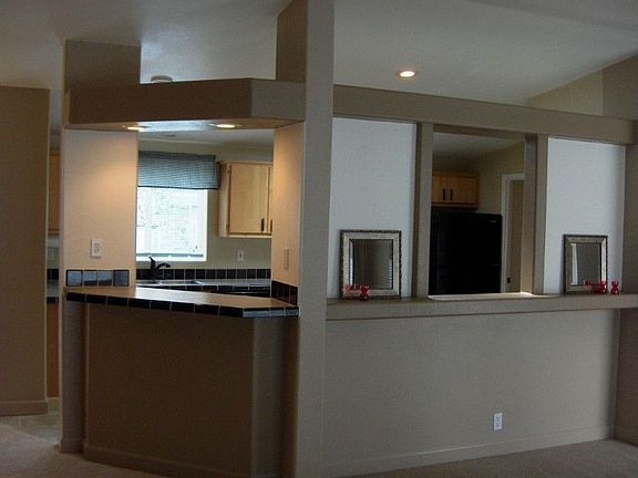 Family room and kitchen beyond