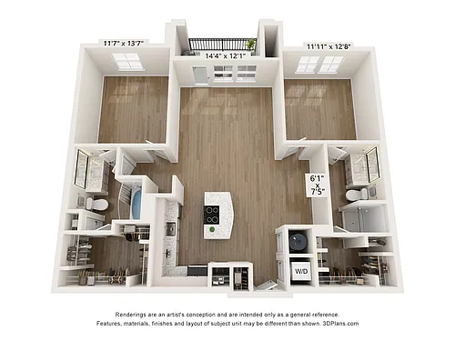 Floor plan B3