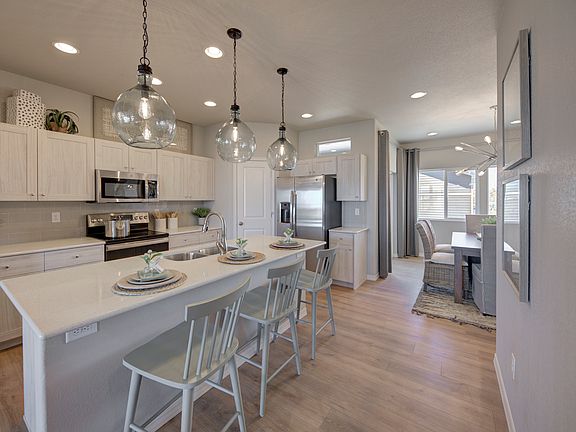 Open floor plan kitchen