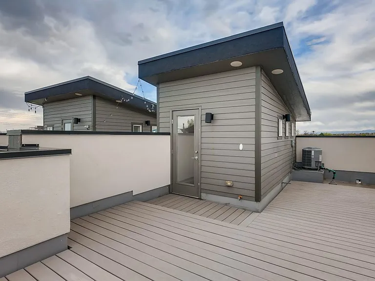 Rooftop deck.