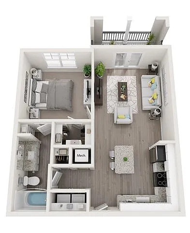 Floor plan A1-B