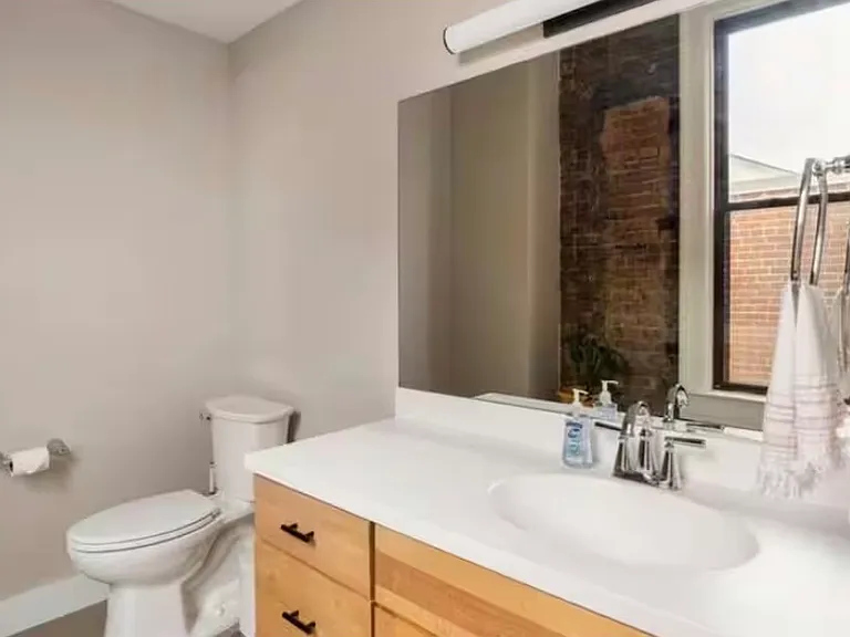 First floor full bathroom