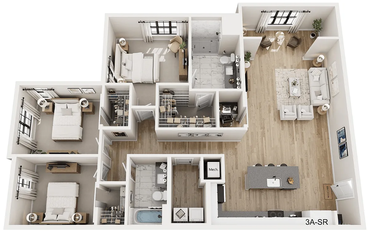 Floor plan 3A-SR