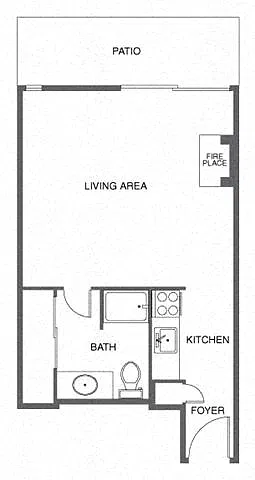 Floor plan Studio