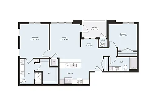 Floor plan B1-1