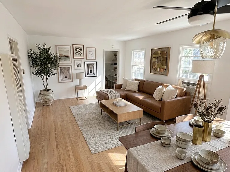 living room view from entry door. **this image has digitally staged furniture**