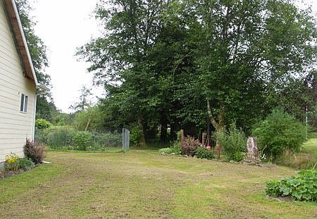 organic fenced garden