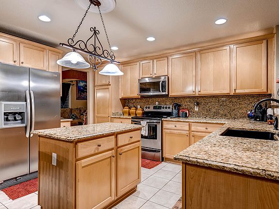 Large kitchen with island