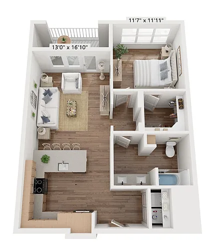 Floor plan A1a