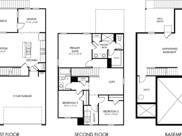 Dallas Basement Plan, Avalon - Reserve Series