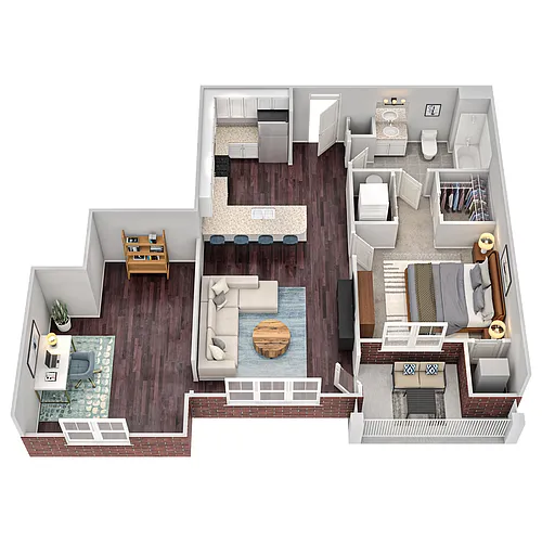 Floor plan Frontier I- Den
