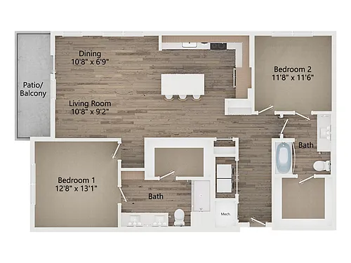 Floor plan B8