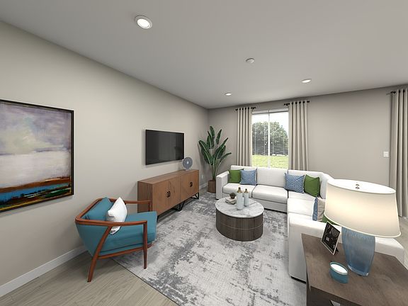 Emerald floorplan interior image rendering at a Meritage Homes Community in Eagle Mountain, UT.