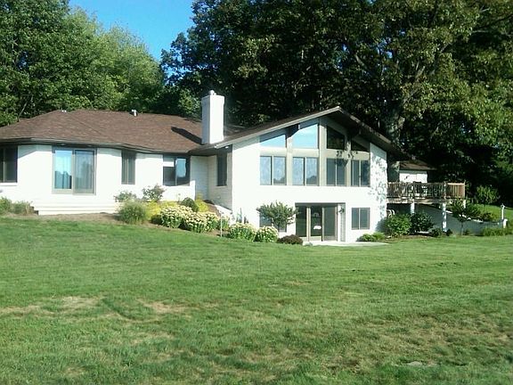 house facing lake