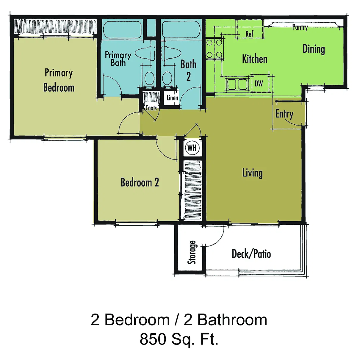 Floor plan 2 Bedroom