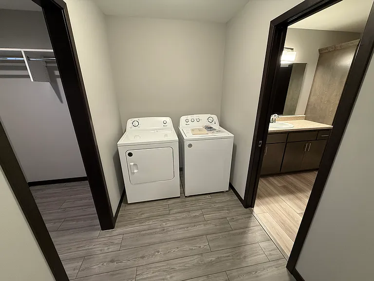 Laundry room - Attached to hall, primary en-suite and primary closet!