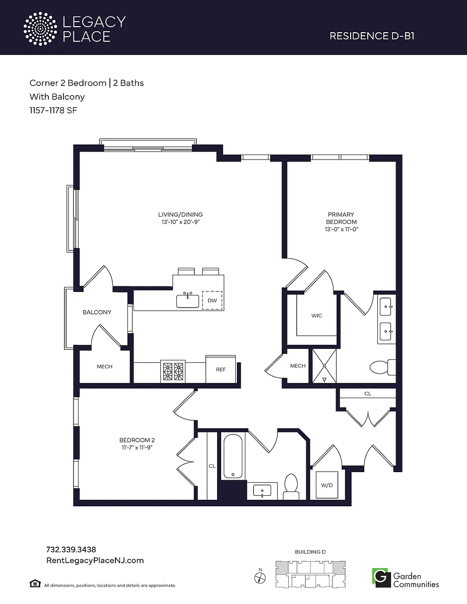Floor plan D-B1