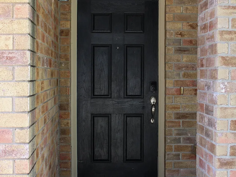 Front door to the house