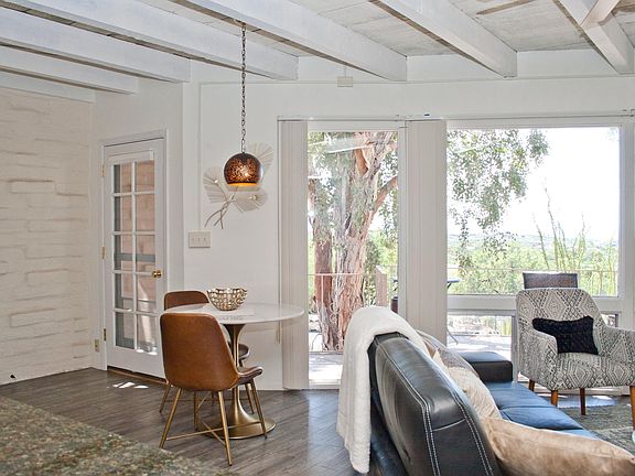 Looking from the open concept kitchen area