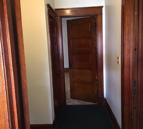 Entryway, Hallway with Closet, Pocket Doors to Right