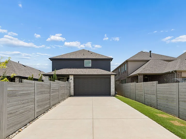 Extra long driveway.