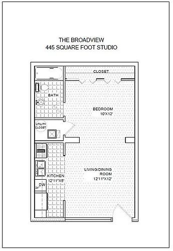 Floor plan The Broadview
