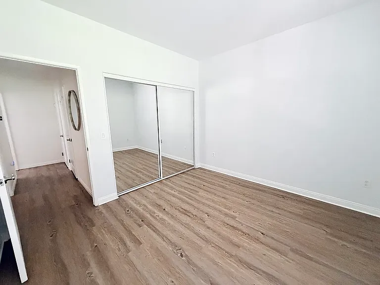 Second bedroom with a full-size closet