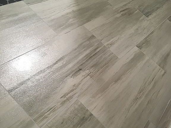 House tile transition 